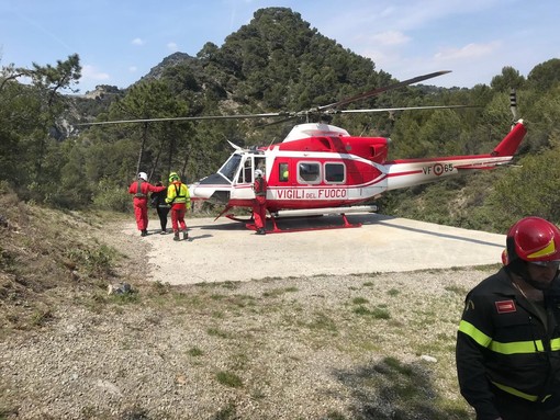 Airole: giovane francese si ferisce sul torrente Abelio mentre pratica il canyoning, interviene Soccorso Alpino ed elicottero dei Vvf