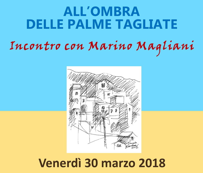 Imperia: domani pomeriggio alla biblioteca 'Lagorio' l'incontro con lo scrittore Marino Magliani