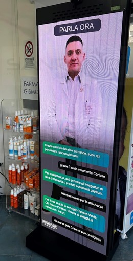 Alla Gismondi di Sanremo il primo sistema di Intelligenza Artificiale in una farmacia in Italia Alla Gismondi di Sanremo il primo sistema di Intelligenza Artificiale in una farmacia in Italia