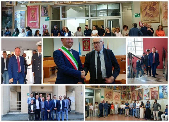 Ventimiglia, il neosindaco Flavio Di Muro entra ufficialmente in Comune "Da domani al lavoro" (Foto e video) Ventimiglia, il neosindaco Flavio Di Muro entra ufficialmente in Comune "Da domani al lavoro" (Foto e video)