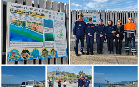 "I giardini incantati del mare", uscita didattica e pulizia della spiaggia a Camporosso (Foto e video)