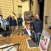 Le immagini dalla nuova sede del Partito Democratico di Sanremo
