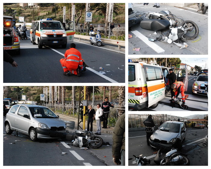 Sanremo: incidente sull'Aurelia a La Vesca, 28enne in gravi condizioni all'ospedale ma non è in pericolo di vita Sanremo: incidente sull'Aurelia a La Vesca, 28enne in gravi condizioni all'ospedale ma non è in pericolo di vita