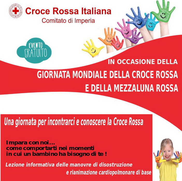Imperia: venerdì 11 maggio in biblioteca un incontro per conoscere il mondo della Croce Rossa