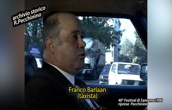 Sanremo saluta Franco Barlaam, tassista storico e uomo di valori che ha segnato la storia della città (video)