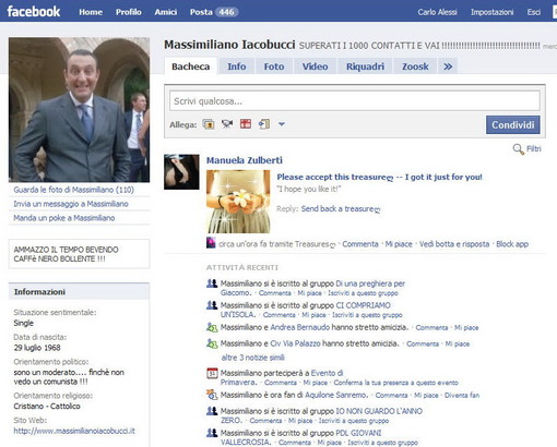 Bordighera: Iacobucci-Bosio, guerra elettorale su Facebook? Bordighera: Iacobucci-Bosio, guerra elettorale su Facebook?
