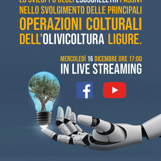 Mercoledì prossimo la presentazione in live streaming 'Esoscheletri passivi in olivicoltura, parte il progetto' Mercoledì prossimo la presentazione in live streaming 'Esoscheletri passivi in olivicoltura, parte il progetto'