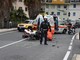 Sanremo: grave incidente in via Pietro Agosti, 26enne trasportato in ospedale al 'Borea' (Foto)