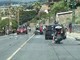 Sanremo: scontro tra auto e scooter in corso Mazzini, lievi escoriazioni per un giovane (Foto)
