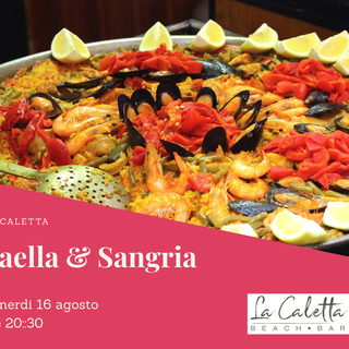 Venerdì prossimo appuntamento con la serata 'Paella e Sangria' a 'La Caletta' di Bussana