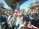 I tifosi giunti alla stazione di Civitavecchi I tifosi giunti alla stazione di Civitavecchi