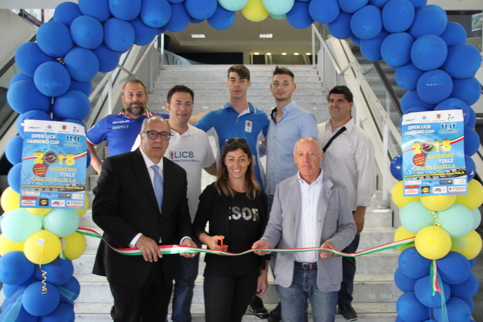 Sanremo: inaugurato al Palafiori di corso Garibaldi il torneo nazionale di calciobalilla (Foto) Sanremo: inaugurato al Palafiori di corso Garibaldi il torneo nazionale di calciobalilla (Foto)