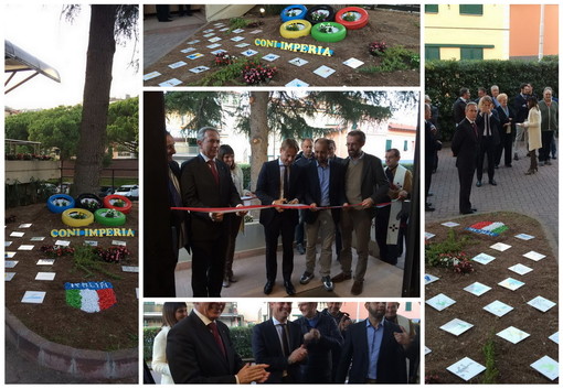 Imperia: inaugurata questo pomeriggio la nuova sede del Coni provinciale in via Garessio (Foto e Video)