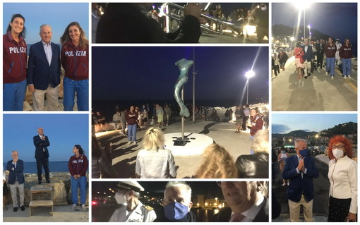 Imperia, il monumento "Forma Sirena" presentato ufficialmente alla cittadinanza (Video e Foto)