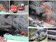 Taggia: una scintilla scatena l'incendio che distrugge completamente l'autorimessa 'Santamaria', provinciale chiusa (Foto e Video) Taggia: una scintilla scatena l'incendio che distrugge completamente l'autorimessa 'Santamaria', provinciale chiusa (Foto e Video)