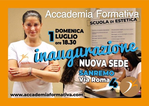 Accademia Formativa sbarca anche a Sanremo: domenica prossima l'inaugurazione della sede di via Roma Accademia Formativa sbarca anche a Sanremo: domenica prossima l'inaugurazione della sede di via Roma