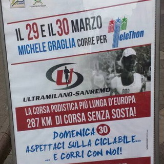Il 30 marzo scorso la IntegrAbili Handbike Team ha accompagnato il maratoneta Michele Graglia