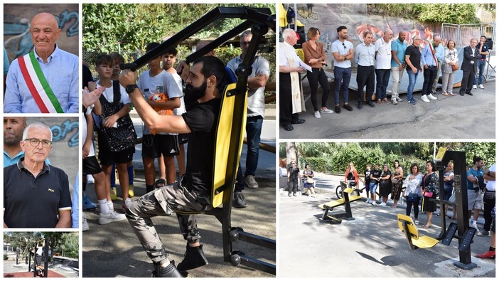 L'inaugurazione a Santo Stefano al Mare L'inaugurazione a Santo Stefano al Mare