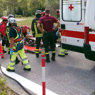 Diano Marina: incidente in zona Sant'Anna sul Berta, ferito Americo Pilati. Non è in pericolo di vita