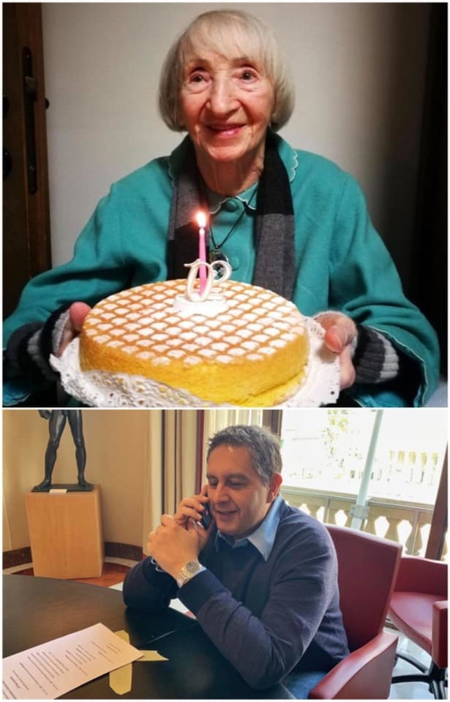 Coronavirus: il presidente Toti chiama la signora Italica, 102 anni, guarita e dimessa dall’ospedale San Martino Coronavirus: il presidente Toti chiama la signora Italica, 102 anni, guarita e dimessa dall’ospedale San Martino
