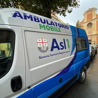 Coronavirus: da domani via allo screening sulla popolazione con il camper Asl1 a Bordighera e Ventimiglia