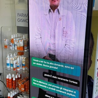 Alla Gismondi di Sanremo il primo sistema di Intelligenza Artificiale in una farmacia in Italia