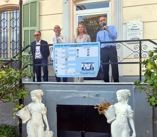 Sanremo: una settimana al voto, ieri in 300 per l'incontro con Alessandro Il Grande e Adriana Cutellè (Foto)