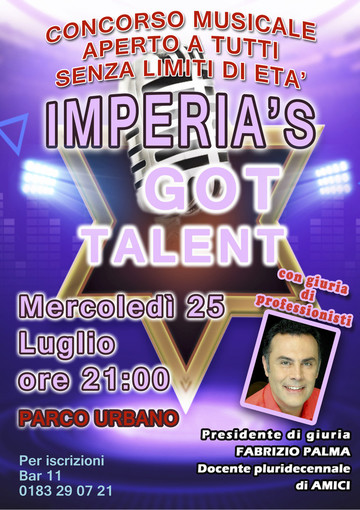 Grande successo ieri sera per la prima edizione di 'Imperia's Got Talent con il Comitato San Giovanni Grande successo ieri sera per la prima edizione di 'Imperia's Got Talent con il Comitato San Giovanni