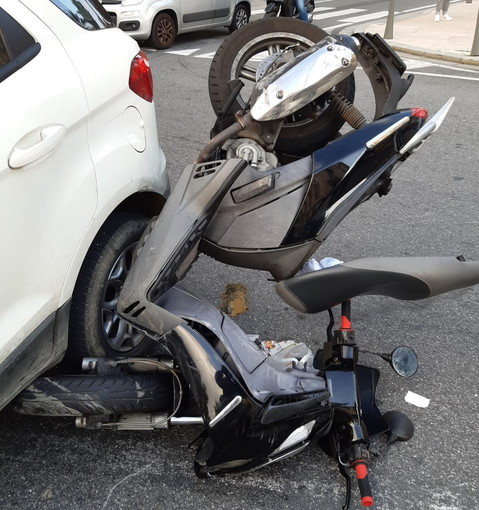 Sanremo: individuato grazie alle telecamere il responsabile dell'incidente di ieri all'incrocio via Roma-corso Mombello
