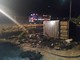 Le immagini dal luogo dell'incendio
