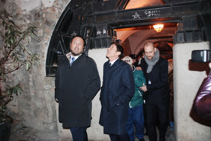 Zoccarato e Morandi a passeggio nella pigna