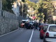 San Lorenzo al Mare: incidente sull'Aurelia al bivio per Civezza, due feriti portati in ospedale (Foto)