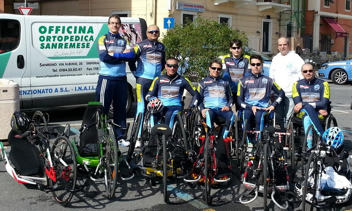 Handbike. ottimi risultati domenica scorsa a Chiavari per la polisportiva sanremese 'IntegrAbili'