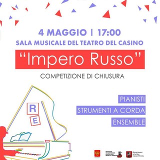 Sanremo: questo pomeriggio al Teatro del Casinò l'evento di musica classica 'Impero Russo' condotto dall'influencer Ilaria Salerno Sanremo: questo pomeriggio al Teatro del Casinò l'evento di musica classica 'Impero Russo' condotto dall'influencer Ilaria Salerno