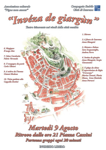 Sanremo: questa sera, teatro itinerante con a la Compagnia Stabile Città di Sanremo