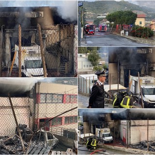 Le immagini da via Periane a Taggia