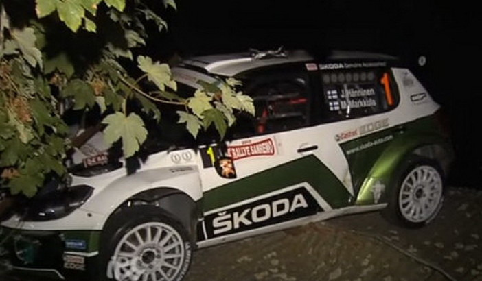 54° Rally di Sanremo: incredibile incidente di Juho Hanninen ieri sera ad Apricale