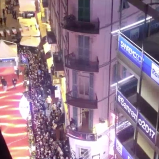 Sanremo: ecco le immagini girate dal drone della Polizia in volo sopra il Teatro Ariston (foto e video)