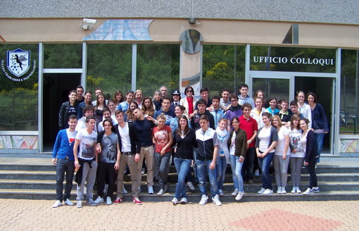 La foto di gruppo degli studenti di questa mattina La foto di gruppo degli studenti di questa mattina