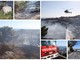 Sanremo: incendio in frazione Bussana, a fuoco alcune sterpaglie e Vigili del Fuoco in azione (Foto e Video)