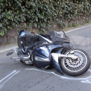 Arma di Taggia: 80enne investito da uno scooter sull'Aurelia, trasportato in ospedale in gravi condizioni (Foto)