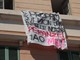 Imperia: striscioni sulla facciata dell'I.P.C. di piazza Ulisse Calvi per ricordare Melissa Bassi