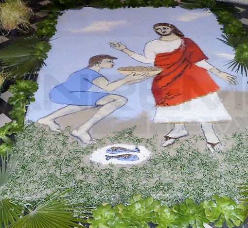 Cervo: le più belle foto di Marcello Nan alla splendida 'infiorata' di Pasqua alla Chiesa di San Giovanni Battista Cervo: le più belle foto di Marcello Nan alla splendida 'infiorata' di Pasqua alla Chiesa di San Giovanni Battista