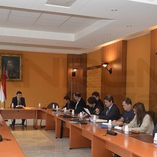 L'incontro al Governo di Monaco con Stephane Valeri L'incontro al Governo di Monaco con Stephane Valeri