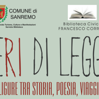 Anche a Sanremo i libri sbocciano a maggio: torna per il sesto anno consecutivo la campagna di promozione della lettura il 'Maggio dei Libri'