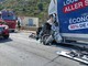 Bordighera: incidente sull'Aurelia in Arziglia, ecco il video dello schianto tra furgone e bus