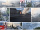 Sanremo: incendio di sterpaglie in strada Borgo Tinasso sopra l'Aurelia Bis, intervento dei Vvf (Foto e Video)