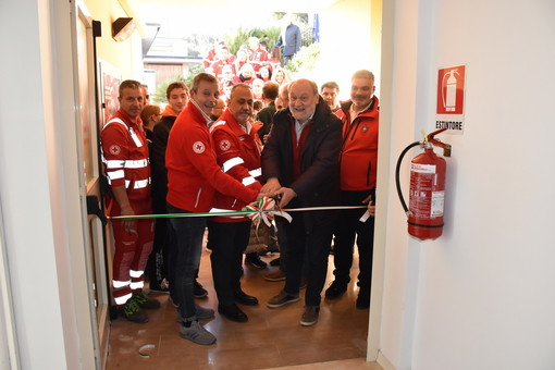 Ospedaletti: inaugurata la nuova sede della Croce Rossa, Guazzoni "Un momento di crescita per noi" (Foto e Video)