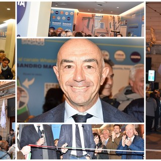 Sanremo: Alessandro Mager inaugura il point elettorale "La migliore Amministrazione è quella non condizionata dai partiti" (Foto e Video)