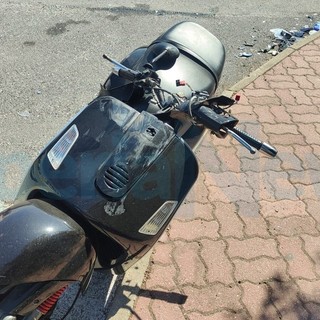 Santo Stefano al Mare: auto svolta e centra in pieno uno scooter, 30enne in gravi condizioni (Foto)